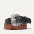 Hand-Tooled Western Billet Belt