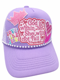 God Is Within Her She Will Not Fall Trucker Hat