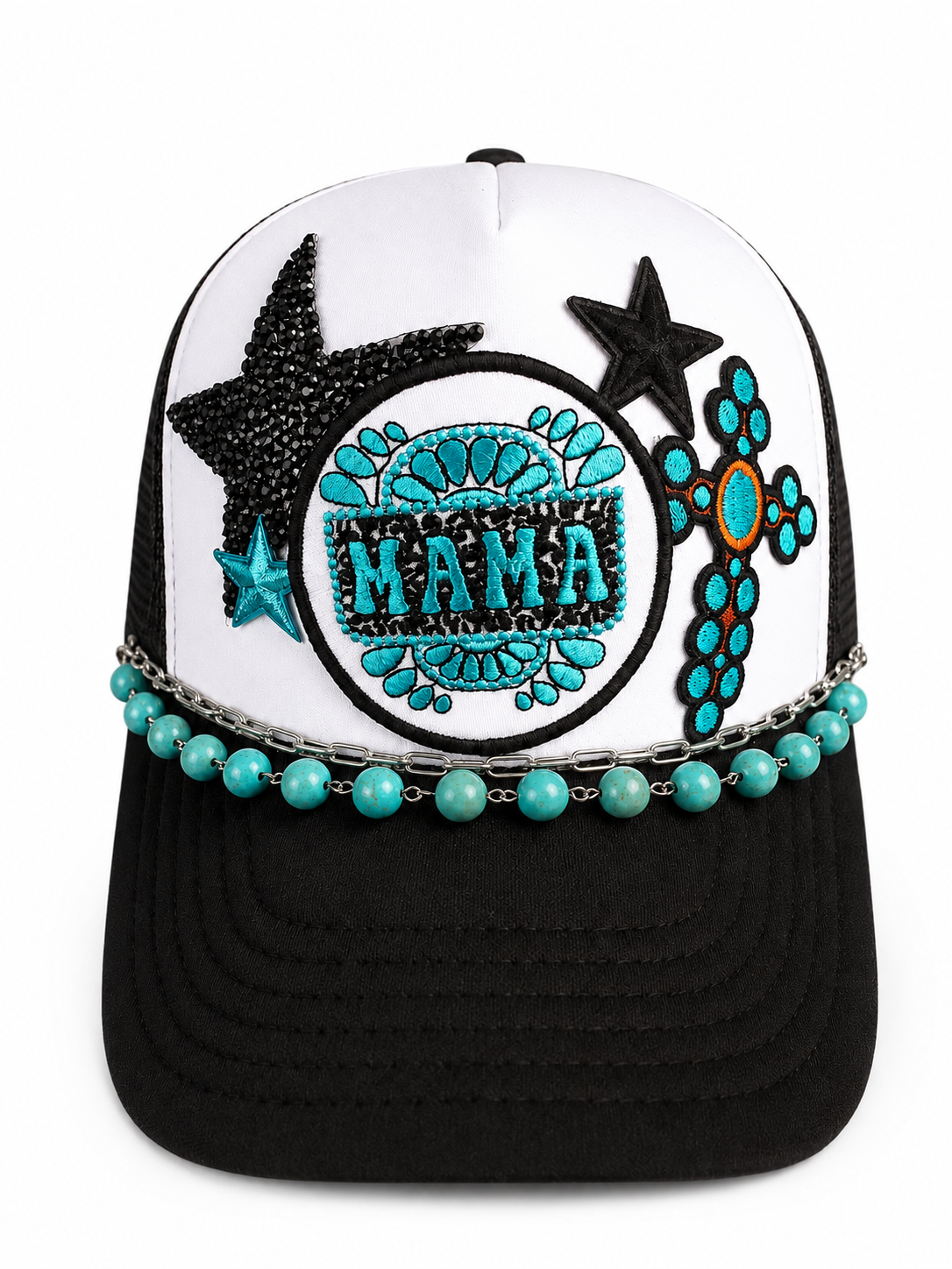 Turqoise Queen Desert Bloom Trucker Hat