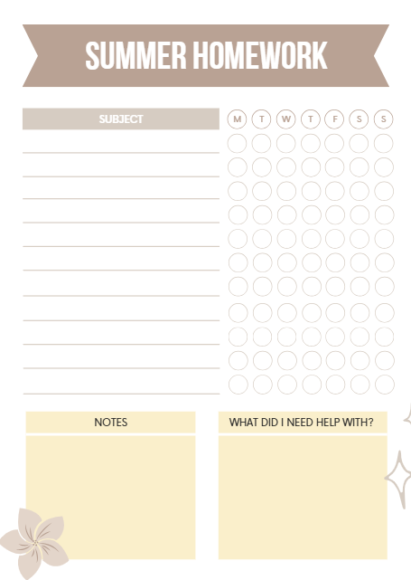 Kids Summer Planner – 35 Page Printable PDF – Summer Activities, Goals & Journals for Kids (Instant Download)