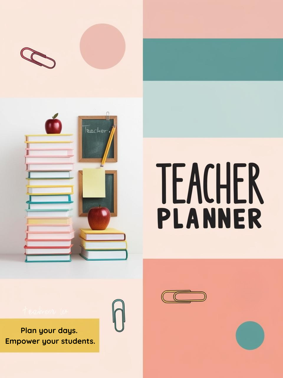 Teacher Planner | 50-Page Canva Template